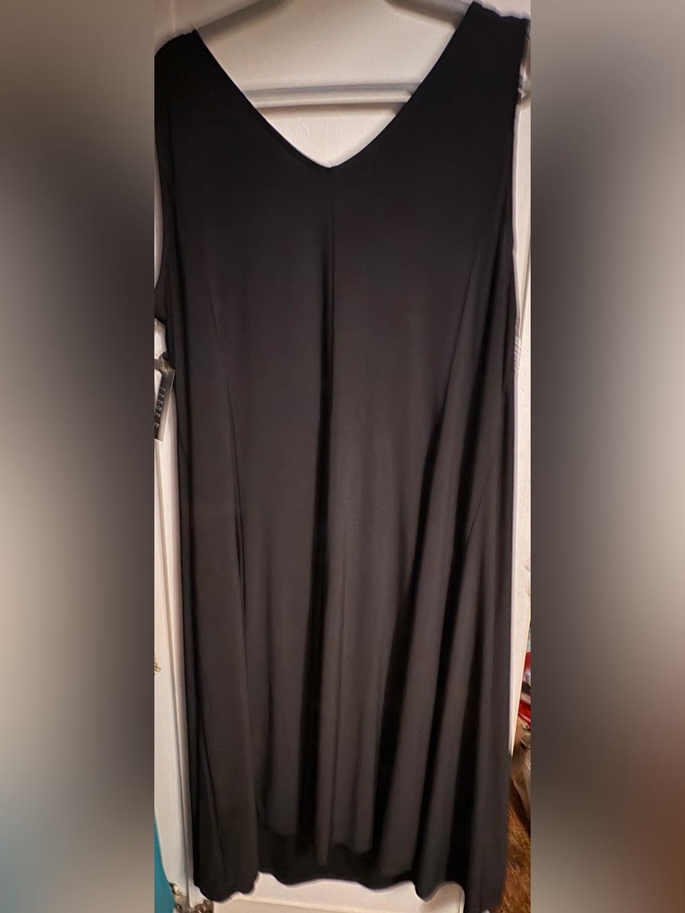 Tiana B. Black Scoop Neck Maxi
